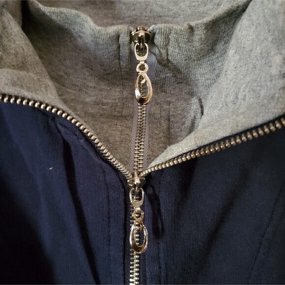 Vtg Womens 5X Pullover 2 Qtr Zippers Drawstring Sweatshirt The Avenue SPORT EXPO - Picture 2 of 10